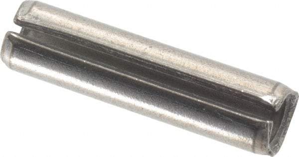 Value Collection - 5/16" Diam x 1-1/4" Long Slotted Spring Pin - Grade 18-8 Stainless Steel - Exact Industrial Supply