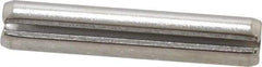 Value Collection - 3/8" Diam x 2" Long Slotted Spring Pin - Grade 18-8 Stainless Steel - Exact Industrial Supply