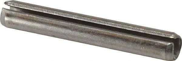 Value Collection - 3/8" Diam x 2-1/2" Long Slotted Spring Pin - Grade 18-8 Stainless Steel - Exact Industrial Supply