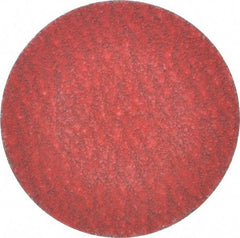 Merit Abrasives - 2" Disc Diam, 80 Grit, Ceramic Quick Change Disc - Type R Attaching System, Coated, Medium Grade, 30,000 RPM - Exact Industrial Supply