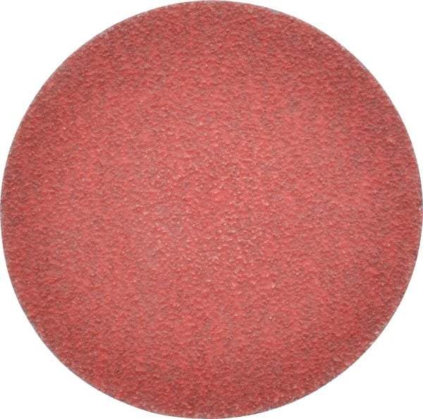 Merit Abrasives - 3" Disc Diam, 60 Grit, Ceramic Quick Change Disc - Type R Attaching System, Coated, Medium Grade, 20,000 RPM - Exact Industrial Supply