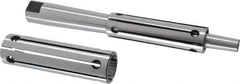 Interstate - 1 to 1-1/4" Grip, Expanding Lathe Mandrel - 1" Shank Diam, 4" Sleeve Length, 9" Arbor Length - Exact Industrial Supply