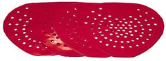 NuTrend Disposables - Vinyl Urinal Screen - Red, Cherry Scented - Exact Industrial Supply