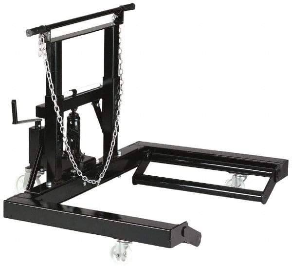 Omega Lift Equipment - 3 Wheel, 1,500 Lb Capacity, Easy Roller - 33-1/4" High - Exact Industrial Supply