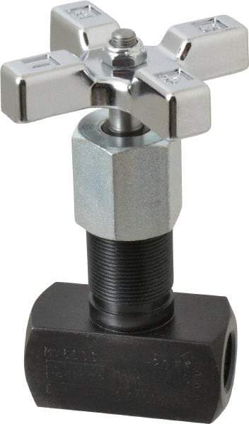 Parker - 15 GPM 1/2 Inlet Steel Hydraulic Control Valve - 1/2-14 Thread - Exact Industrial Supply