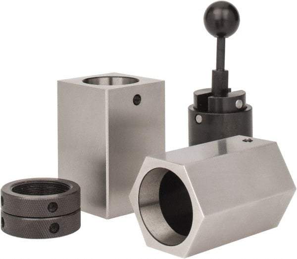 Interstate - Series 5C, 1/16 to 1-1/8" Collet Capacity, Horizontal Collet Block Chuck - Manually Activated - Exact Industrial Supply