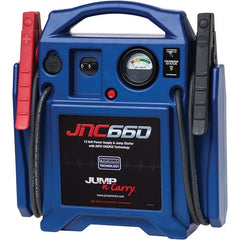 Jump-N-Carry - Automotive Battery Chargers & Jump Starters; Type: Jump Starter ; Amperage Rating: 1700 ; Starter Amperage: 425 ; Voltage: 12 VDC ; Battery Size Group: 12 Volt - Exact Industrial Supply