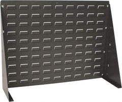 Quantum Storage - 120 Lb Capacity, 27" Deep x 8" Wide x 21" High, Steel Bench Rack - For Hanging Bins - Exact Industrial Supply
