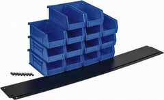 Big Bear Enterprises - 2 Organizer Racks and 14 Plastic Bins - Exact Industrial Supply