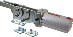 De-Sta-Co - 390 Lb Inner Hold Capacity, Horiz Mount, Air Power Hold-Down Toggle Clamp - 1/8 NPT Port, 145 Max psi, 90° Bar Opening, 39.62mm Height Under Bar - Exact Industrial Supply