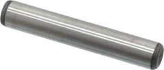 Value Collection - 1/4" Diam x 1-1/2" Pin Length Alloy Steel Oversized Dowel Pin - C 50-58 Hardness, 12,800 Lb Breaking Strength, 1 Beveled & 1 Rounded End - Exact Industrial Supply