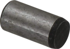 Value Collection - 3/8" Diam x 3/4" Pin Length Alloy Steel Oversized Dowel Pin - C 50-58 Hardness, 28,700 Lb Breaking Strength, 1 Beveled & 1 Rounded End - Exact Industrial Supply