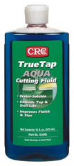 CRC - TrueTap Aqua, 16 oz Bottle Cutting Fluid - Water Soluble, For Drilling, Reaming, Sawing, Shearing, Tapping, Threading, Turning - Exact Industrial Supply