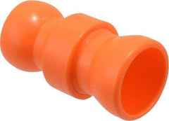 Loc-Line - 2 Piece, 1/2" ID Coolant Hose In-Line Valve - Female to Ball Connection, Acetal Copolymer Body, Unthreaded, Use with Loc-Line Modular Hose Systems - Exact Industrial Supply