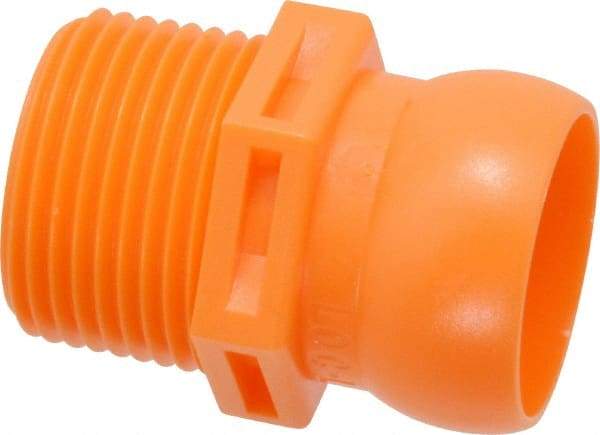Loc-Line - 4 Piece, 3/4" Hose ID, Male to Female Coolant Hose Connector - 3/4" NPT, For Loc-Line Modular Hose Systems - Exact Industrial Supply