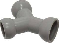 Cedarberg - 1/2" Hose Inside Diam, Coolant Hose Y-Fitting - Female to Female, for Use with Snap Together Hose System, 2 Pieces - Exact Industrial Supply
