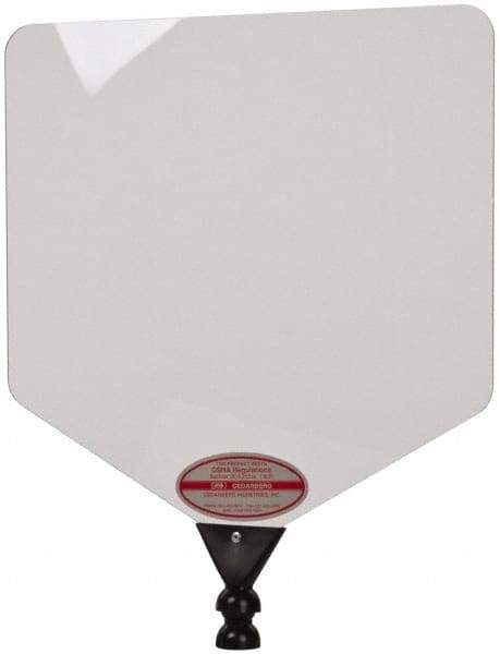 Cedarberg - 12 Inch Long x 12 Inch Wide Polycarbonate Replacement Shield - For Use With Opti Shield 8550-255 - Exact Industrial Supply