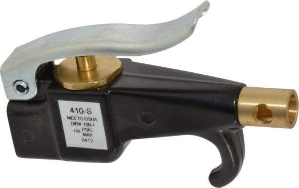 Parker - Thumb Lever Blow Gun - 1/4 NPT, Aluminum - Exact Industrial Supply