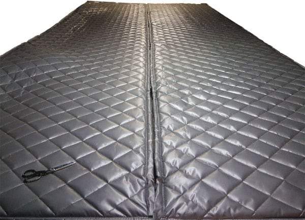 Singer Safety - 8' Long x 48" Wide, Fiberglass Panel - ASTM E-84 Specification, Metallic Gray - Exact Industrial Supply