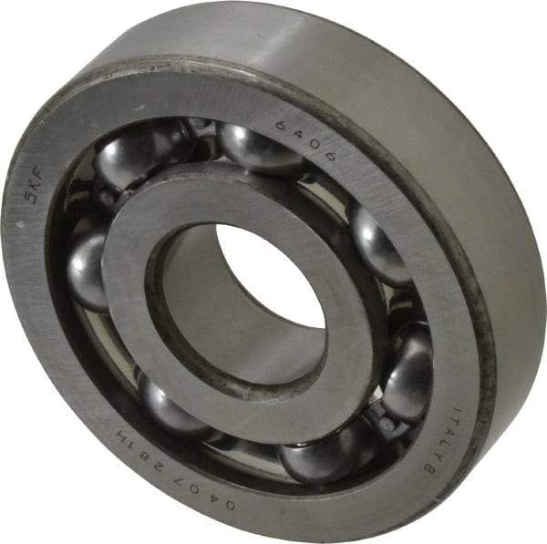 SKF - 30mm Bore Diam, 90mm OD, Open Deep Groove Radial Ball Bearing - 23mm Wide, 1 Row, Round Bore, 5,310 Lb Static Capacity, 9,800 Lb Dynamic Capacity - Exact Industrial Supply