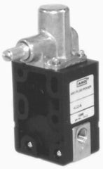 ARO/Ingersoll-Rand - 0.195 CV Rate & 7.5 CFM 3 Way Air Valve - One-Way Counterclockwise, Spring Return, 150 Max psi - Exact Industrial Supply