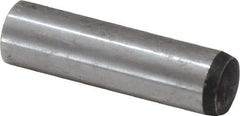 Value Collection - 12mm Diam x 45mm Pin Length Alloy Steel Standard Dowel Pin - C 58-62 Hardness, 53,400 Lb Breaking Strength, 1 Rounded End - Exact Industrial Supply