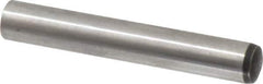 Value Collection - 12mm Diam x 80mm Pin Length Alloy Steel Standard Dowel Pin - C 58-62 Hardness, 53,400 Lb Breaking Strength, 1 Rounded End - Exact Industrial Supply