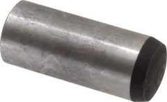 Value Collection - 16mm Diam x 40mm Pin Length Alloy Steel Standard Dowel Pin - C 58-62 Hardness, 94,900 Lb Breaking Strength, 1 Rounded End - Exact Industrial Supply