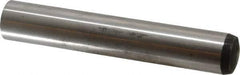 Value Collection - 25mm Diam x 150mm Pin Length Alloy Steel Standard Dowel Pin - C 58-62 Hardness, 232,000 Lb Breaking Strength, 1 Rounded End - Exact Industrial Supply