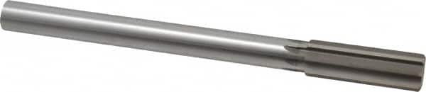 Made in USA - 0.878" High Speed Steel 8 Flute Chucking Reamer - Exact Industrial Supply