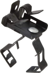 Thomas & Betts - Spring Steel Rigid/EMT Bottom Flange Mounted Conduit Clip - 1/2, 3/4" EMT, 3/4" Rigid, Anodized Finish - Exact Industrial Supply