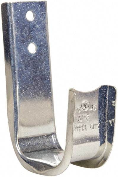 Thomas & Betts - 2" Pipe, Carbon Steel Low Voltage Cable Support Hook - Anodized, 100 Lb Capacity - Exact Industrial Supply