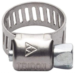 IDEAL TRIDON - SAE Size 212, 11-3/4 to 13-3/4" Diam, Stainless Steel Worm Drive Clamp - 1/2" Wide, Material Grade 201/305, Series 620 - Exact Industrial Supply