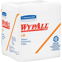 General Purpose Wipes: Poly Pack, 13 x 12.5″ Sheet, White