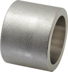 Merit Brass - 1-1/2 x 1" Grade 304 Stainless Steel Pipe Reducer Coupling - Socket Weld x Socket Weld End Connections, 3,000 psi - Exact Industrial Supply