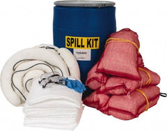 PRO-SAFE - Oil Only Spill Kit - 55 Gal Polyethylene Drum - Exact Industrial Supply