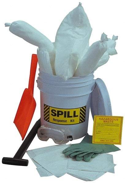 PRO-SAFE - Oil Only Spill Kit - 5 Gal Polypropylene Pail - Exact Industrial Supply