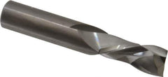 Onsrud - 1/2" Cutting Diam x 1-1/8" Length of Cut, 2 Flute, Compression Spiral Router Bit - Uncoated, Right Hand Cut, Solid Carbide, 3" OAL x 1/2" Shank Diam, Double Edge, 30° Helix Angle - Exact Industrial Supply