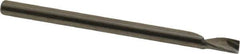 Onsrud - 1/8" Cutting Diam x 1/4" Length of Cut, 1 Flute, Upcut Spiral Router Bit - Uncoated, Right Hand Cut, Solid Carbide, 2" OAL x 1/8" Shank Diam, Single Edge, 21° Helix Angle - Exact Industrial Supply