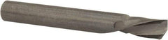 Onsrud - 1/4" Cutting Diam x 3/8" Length of Cut, 1 Flute, Downcut Spiral Router Bit - Uncoated, Right Hand Cut, Solid Carbide, 2" OAL x 1/4" Shank Diam, Single Edge, 21° Helix Angle - Exact Industrial Supply