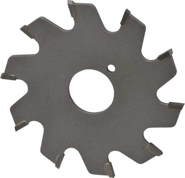 Onsrud - 2-1/2" Diam x 0.095" Blade Thickness x 5/8" Arbor Hole Diam, 10 Tooth Slitting and Slotting Saw - Arbor Connection, Right Hand, Uncoated, Carbide-Tipped, 0° Rake - Exact Industrial Supply
