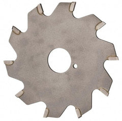 Onsrud - 3" Diam x 0.095" Blade Thickness x 5/8" Arbor Hole Diam, 10 Tooth Slitting and Slotting Saw - Arbor Connection, Right Hand, Uncoated, Carbide-Tipped, 0° Rake - Exact Industrial Supply