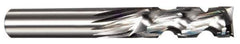 Onsrud - 1/2" Cutting Diam x 2-1/8" Length of Cut, 16 Flute, Burr Spiral Router Bit - Uncoated, Right Hand Cut, Solid Carbide, 4" OAL x 1/2" Shank Diam, Double Edge - Exact Industrial Supply