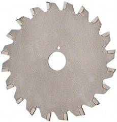 Onsrud - 4" Diam x 0.095" Blade Thickness x 5/8" Arbor Hole Diam, 20 Tooth Slitting and Slotting Saw - Arbor Connection, Right Hand, Uncoated, Carbide-Tipped, -5° Rake - Exact Industrial Supply