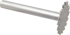 Onsrud - 2" Diam x 0.095" Blade Thickness, 16 Tooth Slitting and Slotting Saw - Shank Connection, Right Hand, Uncoated, Carbide-Tipped, 0° Rake - Exact Industrial Supply