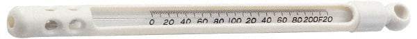 Taylor - 0 to 120°F, Min and Max Thermometer - Mercury Dishwash Test Thermometer - Exact Industrial Supply