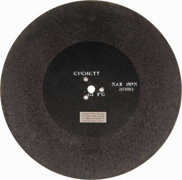 Everett - 26" Aluminum Oxide Cutoff Wheel - 7/32" Thick, 1" Arbor, Use with Gas Powered Saws - Exact Industrial Supply