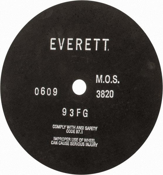 Everett - 12" Cutoff Wheel - 3/32" Thick, 1" Arbor, Use with Gas Powered Saws - Exact Industrial Supply
