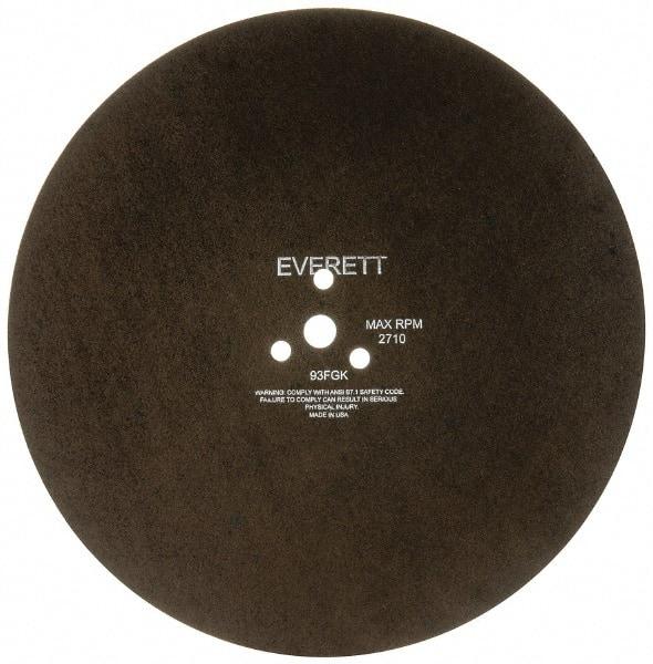 Everett - 20" Cutoff Wheel - 5/32" Thick, 1" Arbor, Use with Gas Powered Saws - Exact Industrial Supply