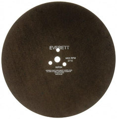 Everett - 20" Cutoff Wheel - 5/32" Thick, 1" Arbor, Use with Gas Powered Saws - Exact Industrial Supply